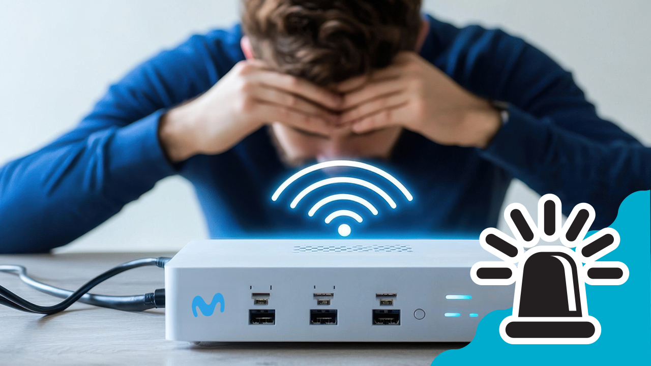 estafa cambio router Movistar